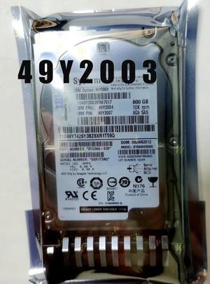 FOR 600GB SAS 6Gbps 10K RPM 2.5 Hard Drive 49Y2003 49Y2004 49Y2007