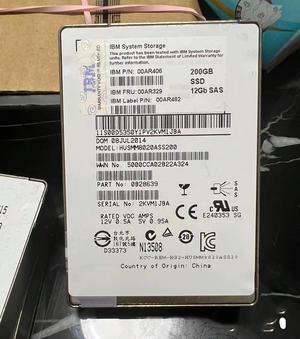 FOR V7000 Gen2 00AR406 00AR329 00AR482 200GB SSD SAS 12Gbps