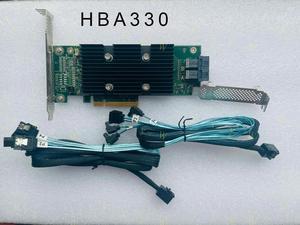 FOR HBA330 12 Gbps SAS3008 HBA P16 it NAS 2 * SFF-8643 SATA