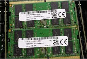 FOR 1Pcs For 16G 16GB 2RX8 PC4-3200AA-SE1 DDR4 3200 MTA16ATF2G64HZ-3G2E1 Notebook Memory