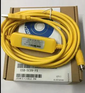 FOR 1pcs PLC programming line USB-SC09-FX