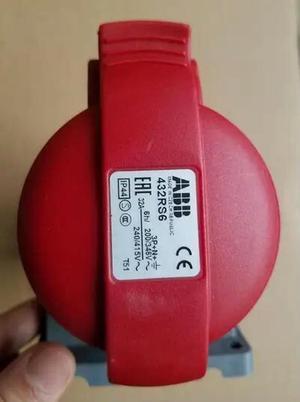 FOR 1pcs Pentode Wall Mounted Industrial Socket 432RS6 32A 346-415V