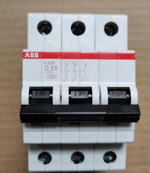 FOR 1pcs Miniature circuit breaker S203-D25 3P 25A