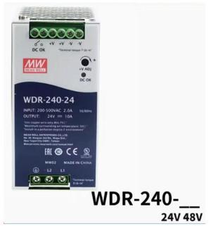 FOR 1pcs power supply WDR-240-24 WDR-240-48