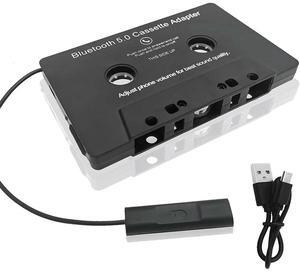 For U Cassette 5.0 Adapter Converter Car Tape Audio Cassette for Aux Stereo Music Adapter Cassette