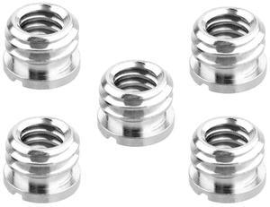 For 5 Pack 1/4 inch to 3/8 inch Convert Screw Standard Adapter Reducer Bushing Converter for DSLR Camcorder Tr Monopod