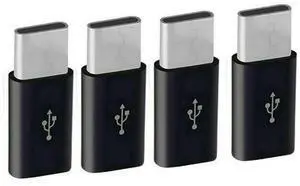 For Micro-USB To Usb C Adapter, Mini To Typec Charging Adapter, Usb Type C Adapter Conversion Connector with Resistor