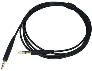 For QC35 Headphone Cable QC25 QC35 II QC45 Soundtrue Audio Cable 3.5 to 2.5 Portable Pair Recording Cable,Black