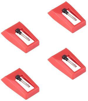 For 4 Pcs Record Player Needles, U Replacement Stylus Needles Replacement Stylus Needles for Vinyl Record Player