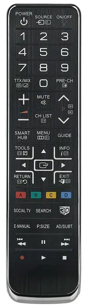 For AA59-00543A Replace Remote Control for LED LCD Plasma 3D TV UE40D8000YU 1D8000FU UE55D7000LU UE55D8000YU