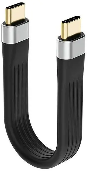 For 4K USB-C 3.1 Gen 2 Cable 10G Emark Chip Short Type C USB-C to USB-C Video Sync Charger Cable PD 60W 4K Video