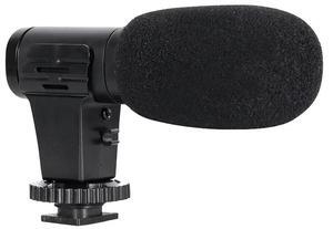 For Video Microphone On- Mini Condenser Record Interview Vlog Mic for Phone DSLR 3.5mm Microphone