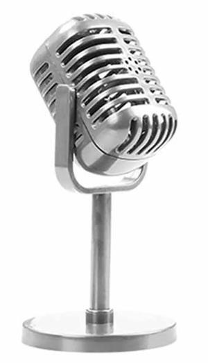 For Classic Retro Dynamic Vocal Microphone Vi e Mic U Stand for Live Performance Karaoke Studio Recording Silver