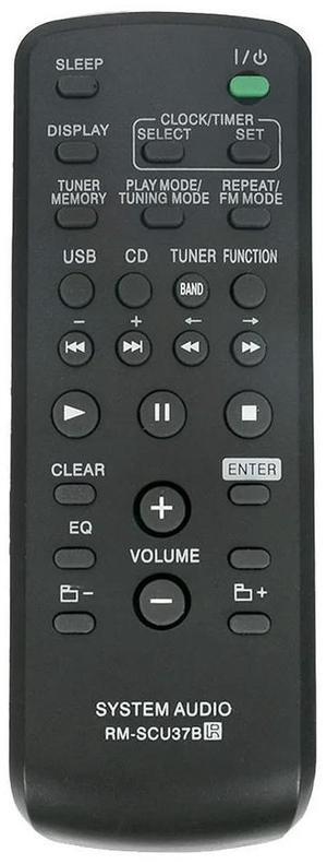 For Replace Remote RM-SCU37B for Mini HI-FI Component System LBT-SH2000 SS-SH2000 CMT-BX3 CMT-BX30R HCD-CBX3 MHC-EX600