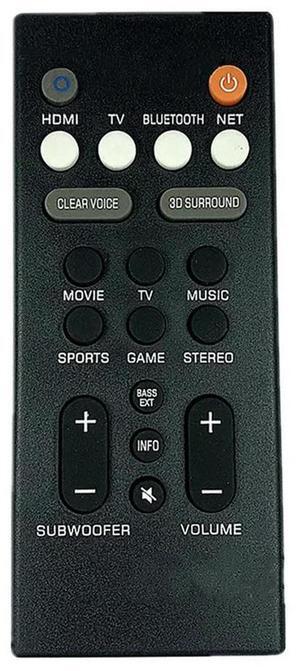 For Remote Control ABS Speaker Replacement Remote Controller for YAS-209 YAS-109 Speaker