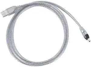 For 1.5M USB To IEEE 1394 4 Pin Firewire DV Adapter Cable Converter For PC