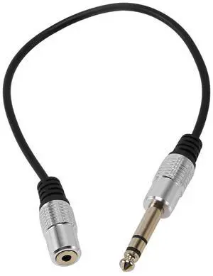 For 1/4 inch to 3.5mm Stereo Adapter Cable 6.35mm TRS Male to 3.5mm Female Quarter Inch Headphone Jack Converter AUX Connector Cable
