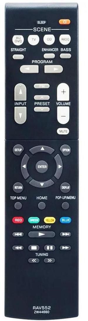 For RAV552 Replace Remote Control for AV Receiver RX-V379 RX-V479 RX-V579 RX-V381 RX-V383 RX-V385 HTR-3068 TSR-5790BL
