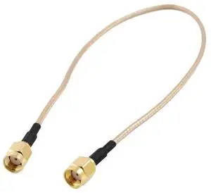 For 12 RP-SMA Female to RP SMA Female Plug Pigtail Cable RG316