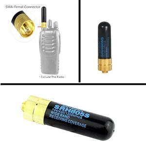 For Walkie Talkie Antenna SRH-805S Dual Band Antenna 5cm Thumb Antenna Multi-Functional Ultra Short Small Antenna