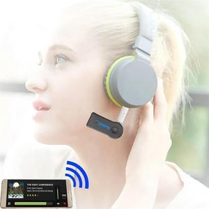 For 2-In-1 Wireless Receiver 3.5mm Aux Audio Music Adapter with Hands-Free Functionality USB BT Connectivity