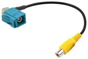 For Z Female To RCA Female Video Cable Adapter Car Reversing Rear View Adapter Cables for