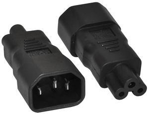 For PDU C14 to C5, IEC320 C13/C14 to C5/C6 Kettle Lead to PC Laptop Power Supply Cable Adapter