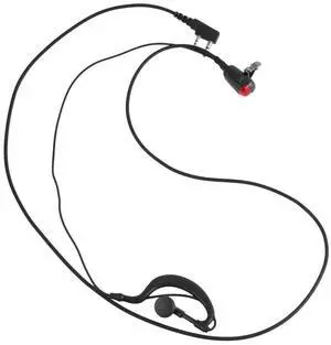 For 2 Pin G Shape Headset Earpiece Mic for Two Way Security Walkie Talkie for