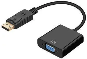 For 1080p DP Male to VGA Female Converter Adapter Cable Stock