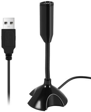 For USB Microphone Web Flexible Noise Canceling Mic For PC Computer Laptop Stand
