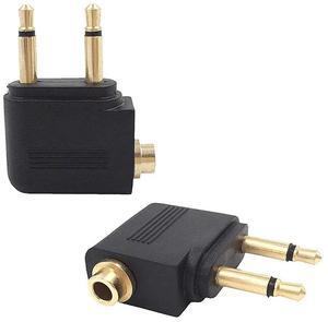 For 5Pcs 3.5mm Plug Adaptor Jack Audio Headphone Converter Adapter Headset Connector for Travel Earphone