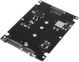 For Black B + M key Socket 2 M.2 NGFF (SATA) SSD to 2.5 SATA Adapter Card with Case