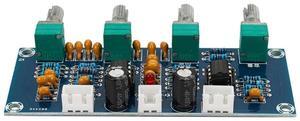 For NE5532 Tone Board Preamp Pre-Amp with Treble Bass Volume Adjustment Pre-Amplifier Tone Controller for Amplifier Board