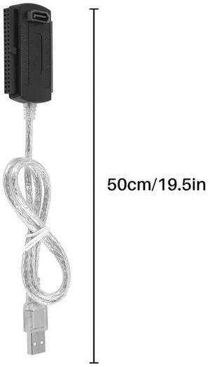 For USB 2.03.52.5 IDE SATA Hard Disk Drive HDD Converter Cable Adapter Black