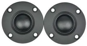 For 2Pcs 6 30W Black Silk Film Soft Dome Tweeter Speaker Unit