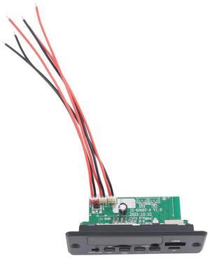 For 12V Decoder Board 50W Amplifier DIY Home Digital Audio Module USB for Speaker Handsfree Black