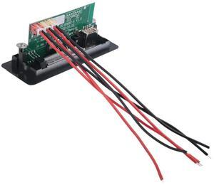 For 12V Decoder Board 50W Amplifier DIY Home Digital Audio Module USB for Speaker Handsfree Silver