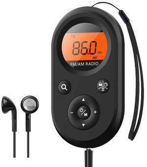 For Personal Pocket AM/ Rechargeable Walkman with Long Life, Stereo Headphones, Sleep Timer