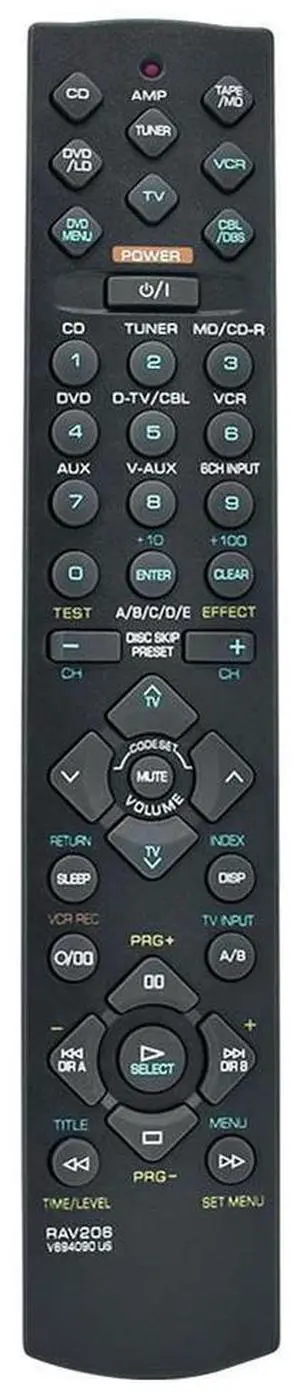 For Replacement Remote Control RAV206 V694090US for Audio Video AV Receiver