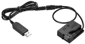 For DR-E8 Dummy Coupler USB Adapter Cable for LP-E8 for EOS 550D 600D 650D 700D DSLR s