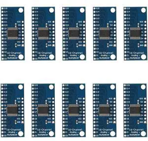 For 10Pcs 16CH Analogue Multiplexer Module 74HC4067 CD74HC4067 Precise Module Digital Multiplexer MUX Breakout Board