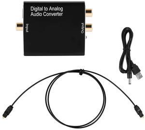 For Digital to Analog Audio Converter,DAC Digital SPDIF Optical to Analog L/R RCA & 3.5Mm AUX Stereo Audio Adapter