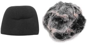 For Mic Cover Sponge Microphone Windscreen For Blue Yeti, Yeti Pro Condenser Microphone (Sponge And Furry Windscreen, 2 Pack)