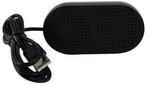 For USB Speaker Portable Loudspeaker Powered Stereo Multimedia Speaker for Notebook Laptop PC(Black)