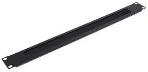 For 1Pcs 1U 19Inch RACK MOUNT Blanking Plate Rack Mounting Blank Network Brush Panel Server Cabinet Cable Management