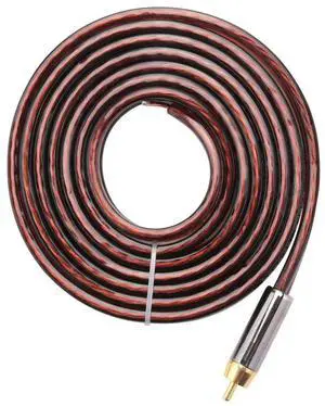 For RCA Speaker Cable Bare Wire Speaker Wire to RCA Plug, Replace RCA Plug Connector Adapter to Bare Wire Open Audio Video