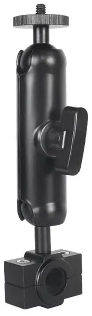 For Motorcycle Bike Holder Handlebar Rearview Mirror Mount Bracket 1/4 Metal Stand for Go-Pro 360 Action