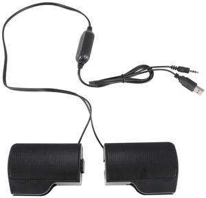 For Clip Mini Portable USB Stereo Speaker Soundbar for Notebook Laptop Computer PC Phone Music Player