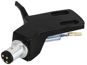 For Turntable Headshell Aluminium Alloy Headshell Record Turntable Needle Replacement Phono Stylus Cartridges Rack Black