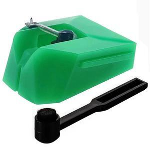 For Record Player Needle Replacement for AT-VMN95E Stylus, Elliptical Turntable Needle for Audio- AT-LP120X